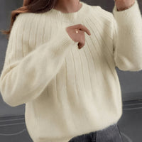 Cornelia - Angenehmer Pullover in Beige
