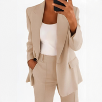 Muriel - Elegantes und trendiges Anzug-Set in Beige