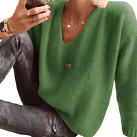 Dorris - Bequemer und kuscheliger Pullover in Grün