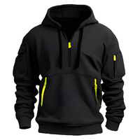 Paxton - Bequeme Kapuzenjacke in Schwarz
