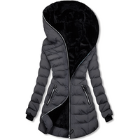 Jasmine - Modische Damen-Kapuzenjacke in Grau