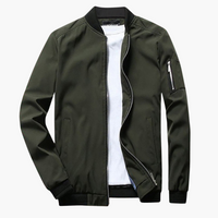 Braven | Stilvolle Bomber Jacke in Grün