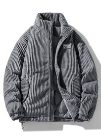 Freddy™ - Klassische Cordjacke für zeitlose Eleganz in Dunkelgrau