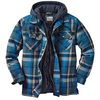 Flynn - Schicke Jacke mit Kapuze in Blau