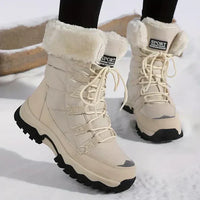 Rainer - Wasserdichte Winterstiefel für Damen in Weiß