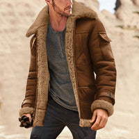 Jeffrey - Elegante, warme Jacke in Braun