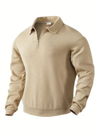 Rico Pullover - Eleganter warmer Winterpullover für Männer in Beige