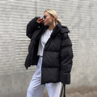 Natalia - Damen-Kapuzenpullover in Schwarz