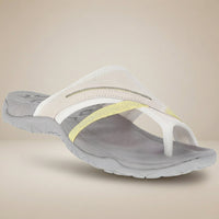 Eva - Bequeme Hausschuhe in Beige