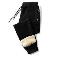 Theo - Bequeme und warme Hose in Schwarz/Beige