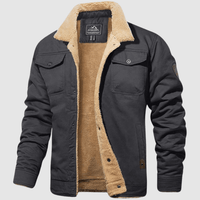 Jörg | Moderne Bomberjacke in Grau