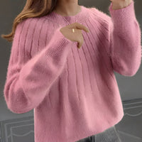 Cornelia - Angenehmer Pullover in Rosa