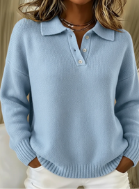 Hayden Nova™ | Weicher Strick-Polo in Hellblau