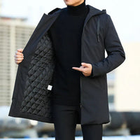Severin | Wasserdichte Winterjacke für Männer in Schwarz