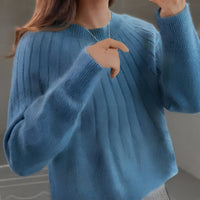 Cornelia - Angenehmer Pullover in Dunkelblau