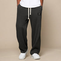 Thomas - Bequeme Locker-Sitzende Hose in Schwarz