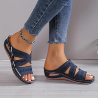 Emma | Orthopädische Komfort-Sandale für Damen in Blau