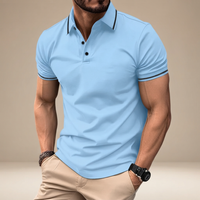 Javier - Lässiges Poloshirt in Blau