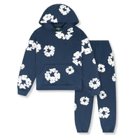Niklas | Flower Tears Trainingsanzug in Blau