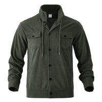 Tomy - Jacke aus Courdroy für Männer in Armeegrün