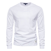 Wynne - Bequemes Langarmshirt in Weiß