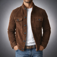Milo | Hemdjacke mit weichem Griff in Dunkelbraun