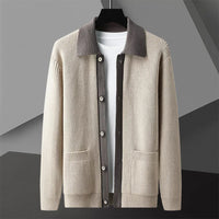 Davin – Vintage-inspirierte Strickjacke für zeitlose Eleganz in Beige