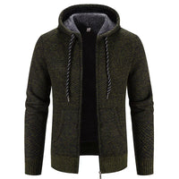 Alarik - Strickjacke für Männer in Grün