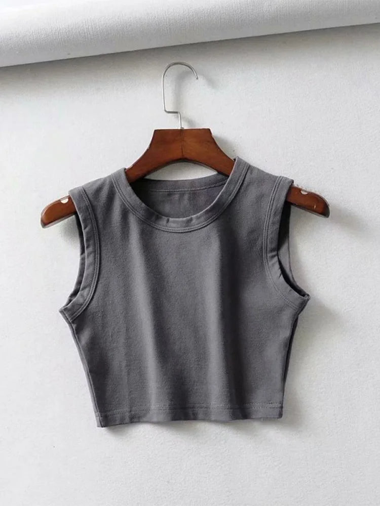 Tank Crop Top ärmellos