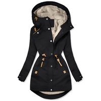 Lavena - Stylische und bequeme Kapuzenjacke in Schwarz