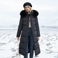 Jacqueline - Elegante Winterjacke für Damen in Schwarz