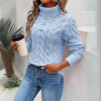 Raven - Der Pullover aus gedrehtem Strick für Damen in Blau