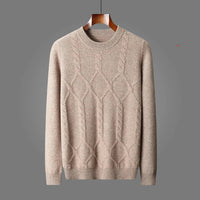 Nico | Stilvoller Strickpullover für Herren in Braun