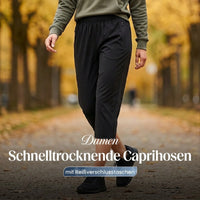 Romy | Capri-Hose – elastisch, leicht & schnelltrocknend in Grau