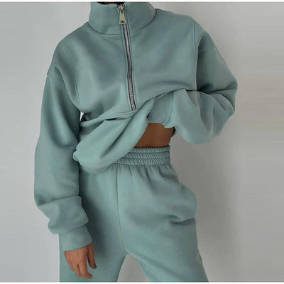 Peja - sweatshirt und hose für damen bekleidung mit reiß verschluss