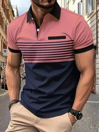 Stylisches Herrenpolo für alle Anlässe in Rosa