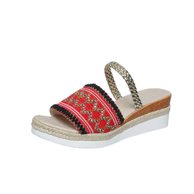 Holly | Elegante Sandalen mit Wellenmuster für Damen
