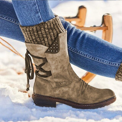 Jenell | Neue wadenhohe Schneestiefel