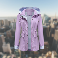 ZURY - Die winddichte und stylische Jacke in Lila