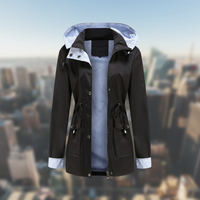 ZURY - Die winddichte und stylische Jacke in Schwarz