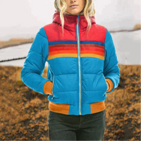 Hesterr – Plüschjacke für Damen in Hellblau