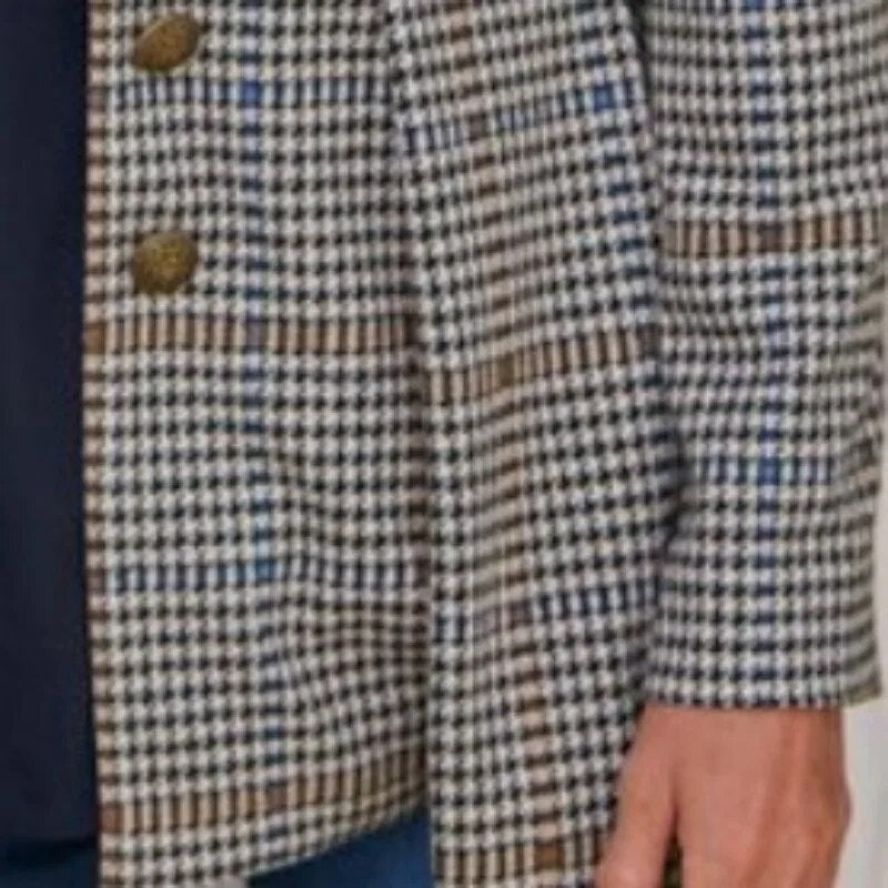 Karierter Smart-Blazer