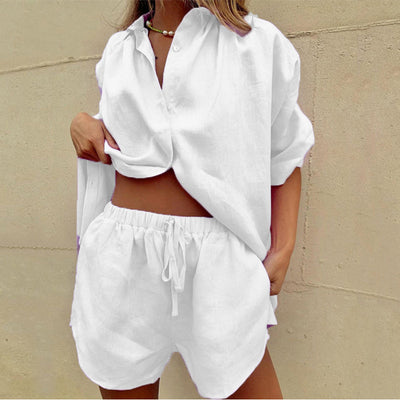 Paula- Luxuriöses Baumwoll Set für Damen