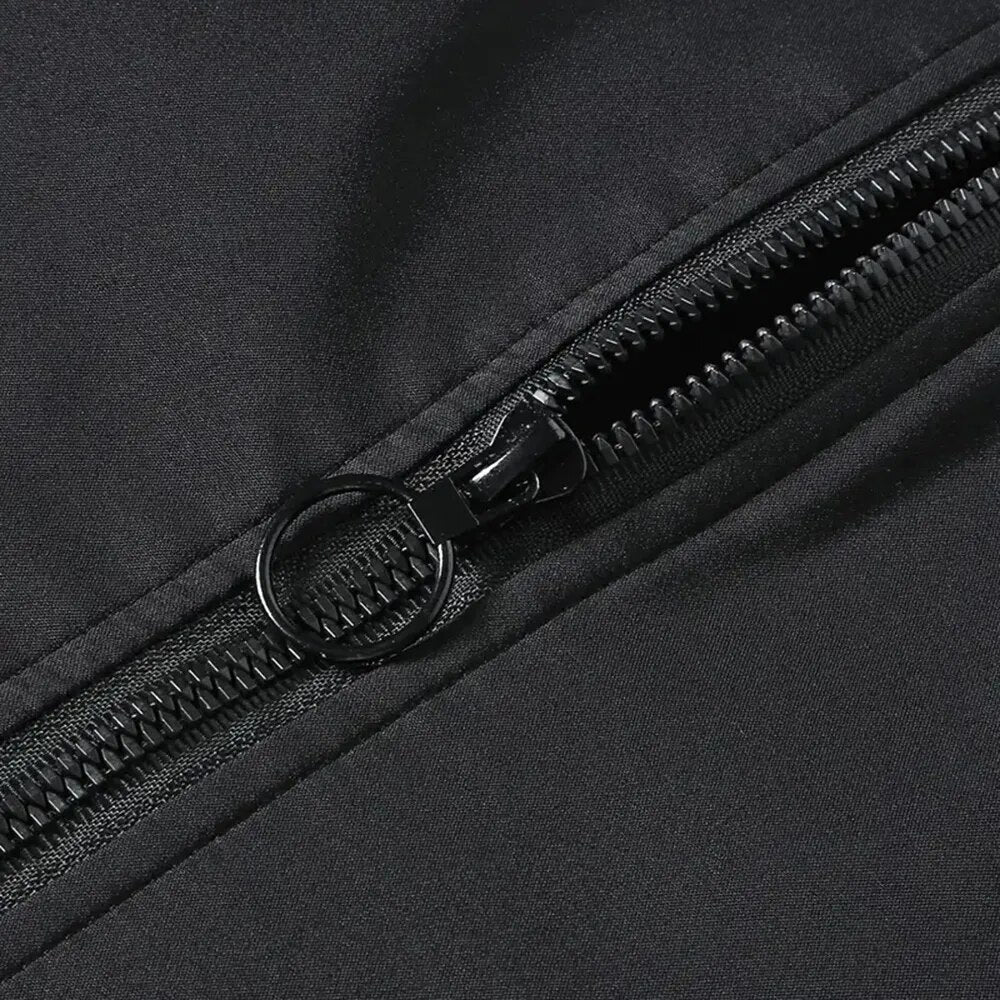 Lässige Windbreaker Bomberjacken