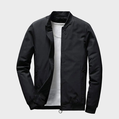 Lässige Windbreaker Bomberjacken