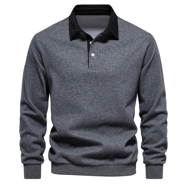 Evan | Polo Trui | Stilvoller Herrenpullover mit Polokragen