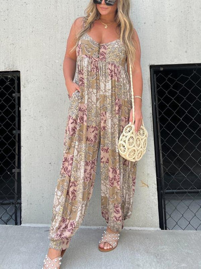 Beth - Stylischer Overall mit Patchwork-Design für Frauen