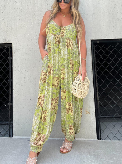 Beth - Stylischer Overall mit Patchwork-Design für Frauen