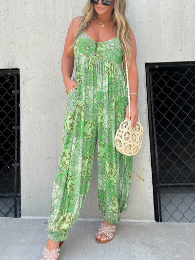 Beth - Stylischer Overall mit Patchwork-Design für Frauen