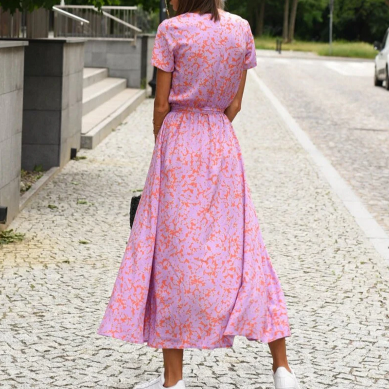 Arna - kleid mit blumendruck frühjahr/sommer